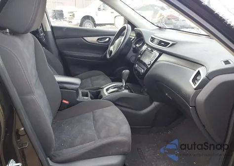 2016 Nissan Rogue Sv z USA, uszkodzony, nr VIN KNMAT2MVXGP683758